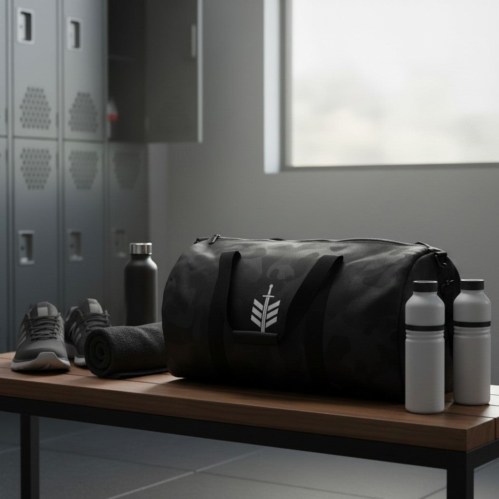 The Standard Camo Duffle