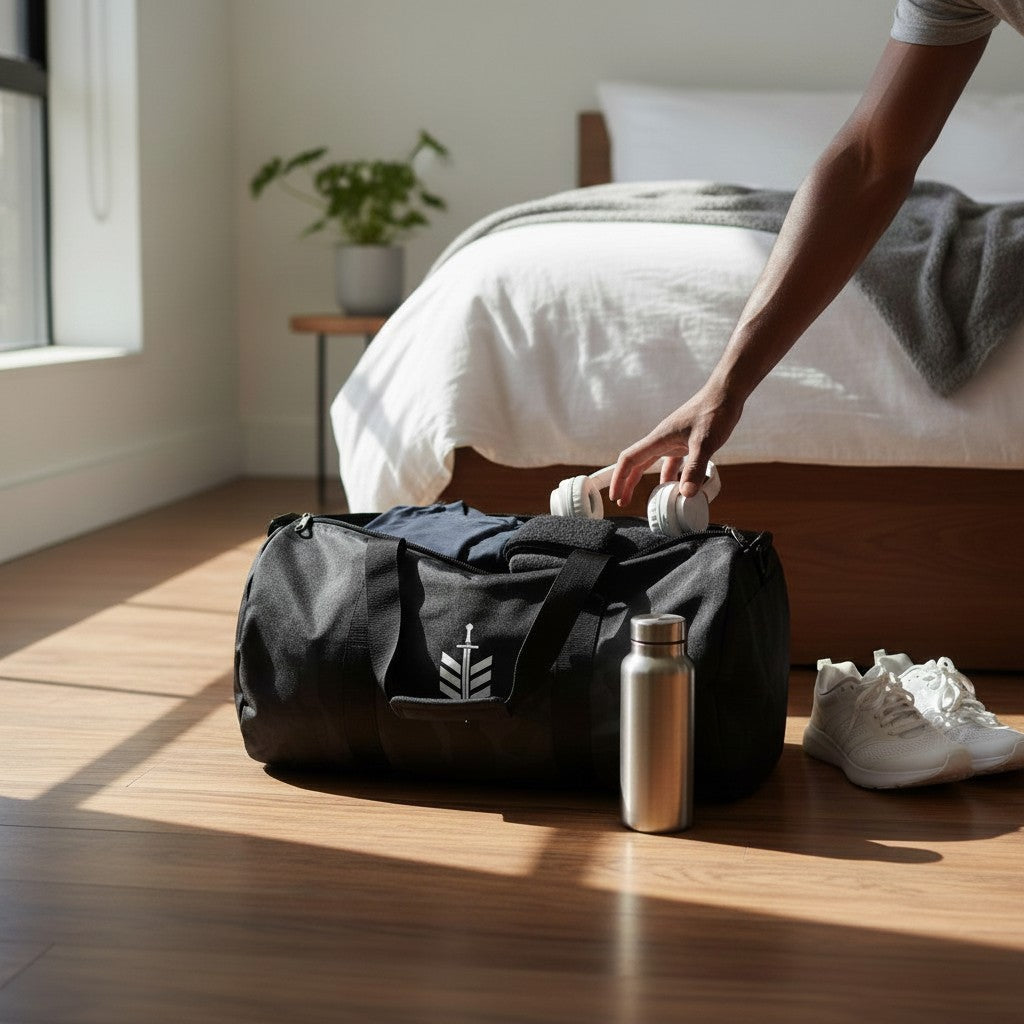 The Standard Camo Duffle